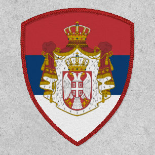 Serbian Flag & Coat of Arms, Flag of Serbia Patch