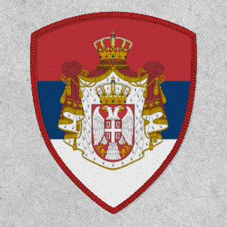 Serbian Flag & Coat of Arms, Flag of Serbia Patch