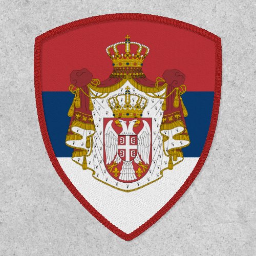 Serbian Flag  Coat of Arms Flag of Serbia Patch