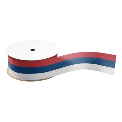 Serbian flag colours ribbon Serbia sports Grosgrain Ribbon