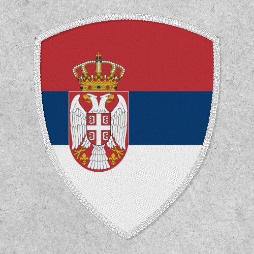 Serbian Flag Flag of Serbia Patch