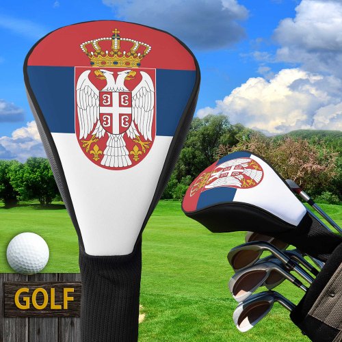 Serbian Flag  Golf Serbia sport Covers clubs