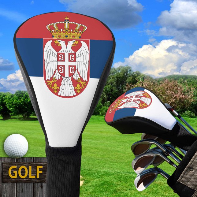 Serbian Flag & Golf Serbia sport Covers /clubs (Creator Uploaded)
