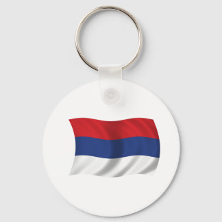 Serbian flag keychain