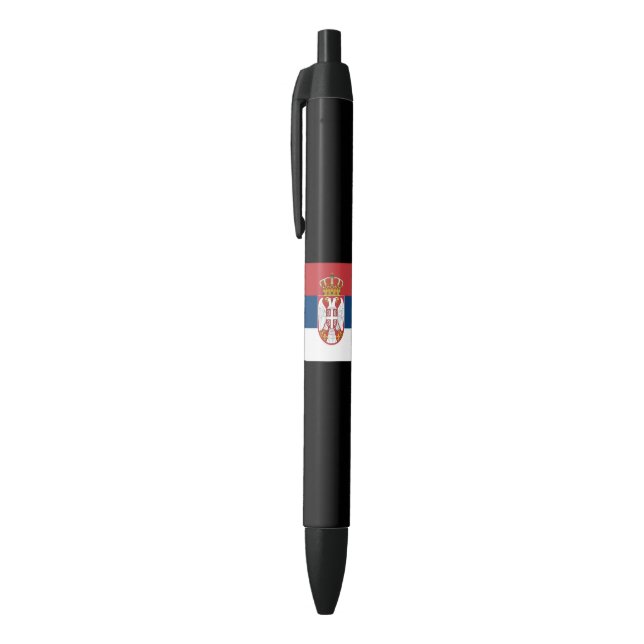 Serbian Flag Pen (Top (Vertical))