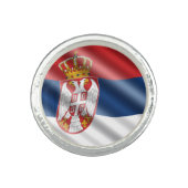 Serbian flag ring (Front)