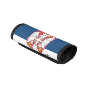 Serbian Flag & Serbia fashion /sport luggage Luggage Handle Wrap