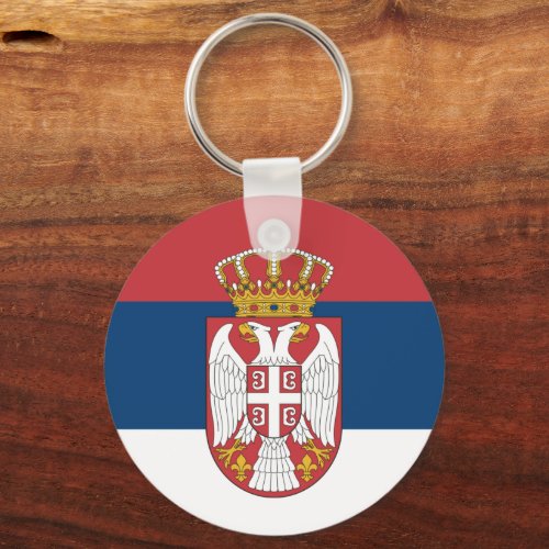 Serbian flag  Serbia holiday travel  sports Keychain