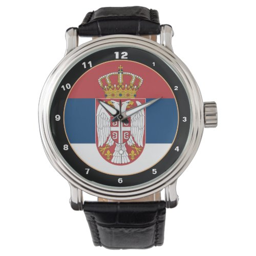 Serbian Flag  Serbia trendy fashion design Watch