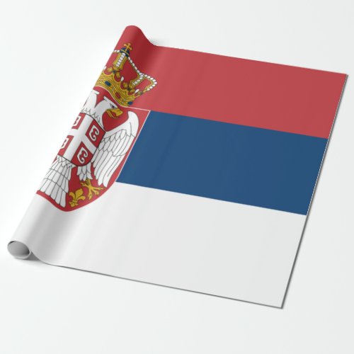 Serbian Flag Wrapping Paper