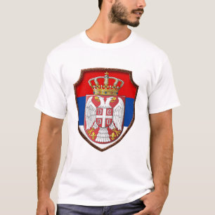 Serbian medieval shield  Serbia coat of arms srb 3 T-Shirt