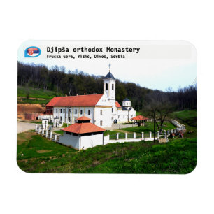 SERBIAN MONASTERIES - Djipša orthodox Monastery 3 Magnet