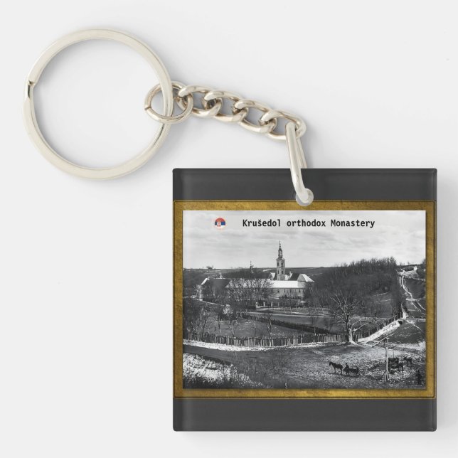 SERBIAN MONASTERIES - Krušedol  Monastery 2 Keychain (Front)