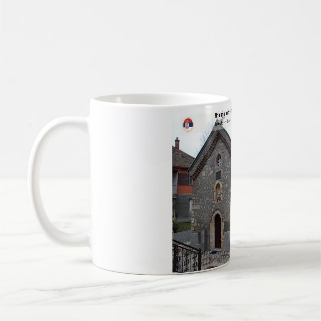 SERBIAN MONASTERIES - Nimnik orthodox Monastery 3 Coffee Mug (Left)