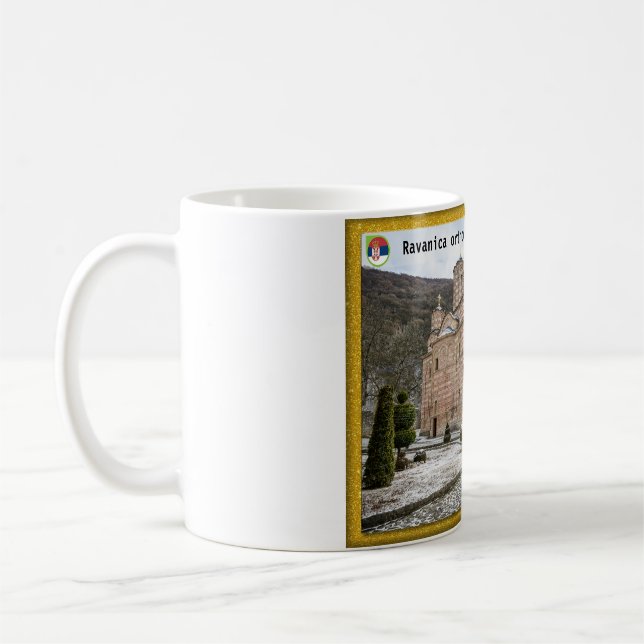SERBIAN MONASTERIES - Ravanica  Monastery 2 Coffee Mug (Left)
