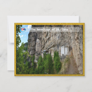 SERBIAN MONASTERIES - The hermitage of St. Sava Postcard