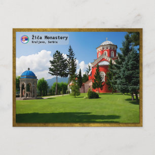 SERBIAN MONASTERIES - Žiča Monastery 2 Postcard