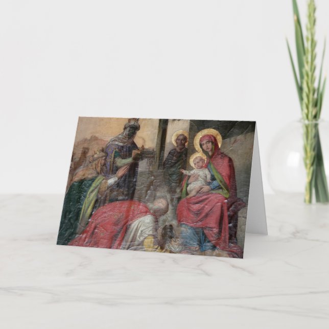 Serbian Orthodox icongraphy at Valjevo Church. - Card (Front)