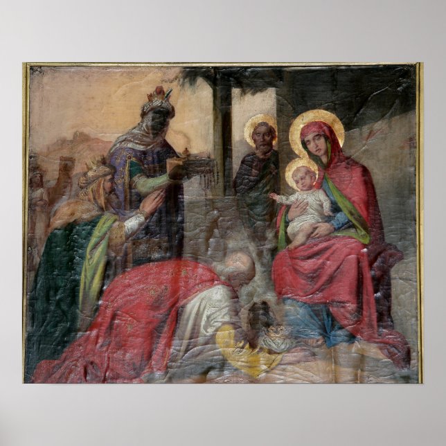 Serbian Orthodox icongraphy at Valjevo Church. - Poster (Front)