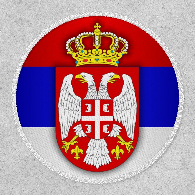 "Serbian Pride" Shirts Patch (Front)