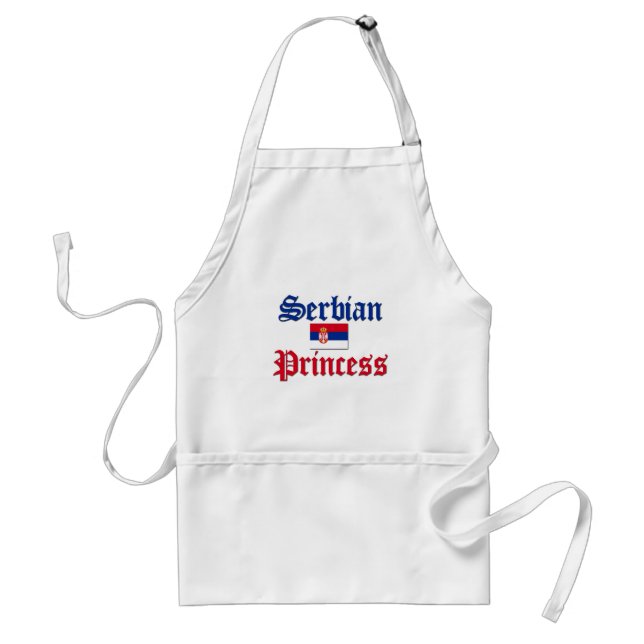 Serbian Princess Adult Apron (Front)