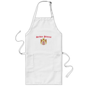 Serbian Princess (with Serbia Coat of Arms) Long Apron
