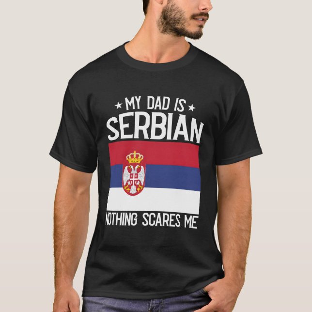 Serbian Roots Serbia Heritage For T-Shirt (Front)