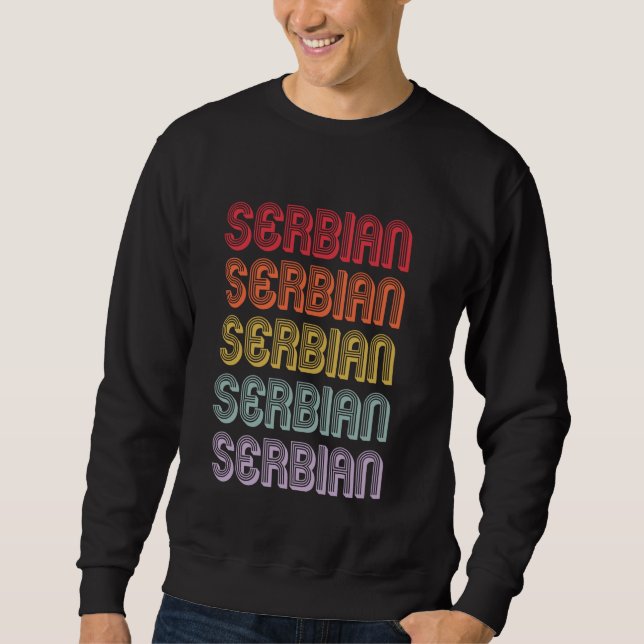 Serbian Sweatshirt (Front)