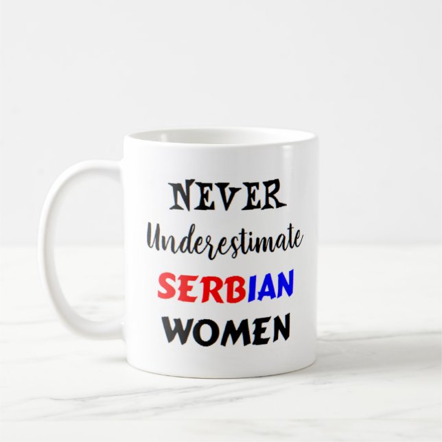 serbian women coffee mug (Left)