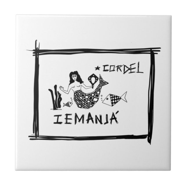 Sereia Nordestina Ceramic Tile (Front)