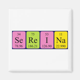 Sereina periodic table name magnet