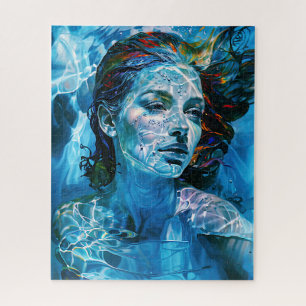 “Serelis” – Serenity in Aqua Harmony     Jigsaw Puzzle