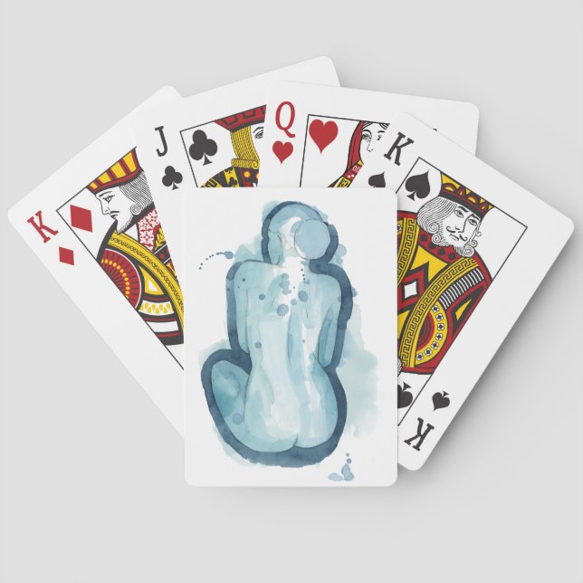 Serena Sketch Poker Cards (Back)