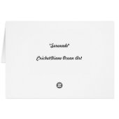 "Serenade"  CricketDiane Ocean Art (Back Horizontal)