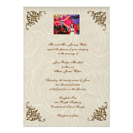 Day Of Dead Wedding Invitations 7