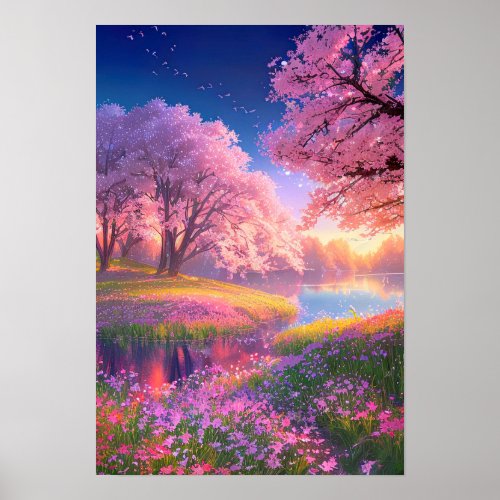 Serenade of Nature Charming Forest Poster