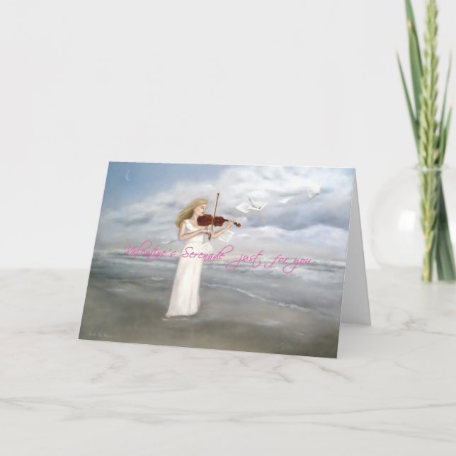 Serenade Valentine's Day card (Front)