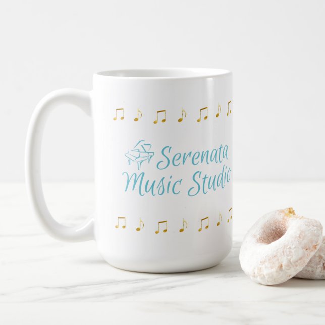 Serenata Music Studio Mug (With Donut)