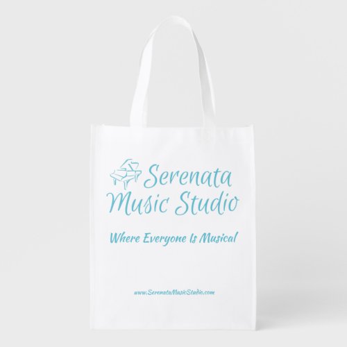 Serenata Music Studio reusable tote bag