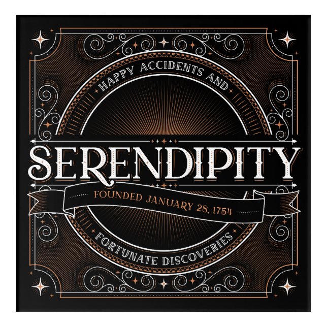 Serendipity Acrylic Wall Art (12x12) (Front)