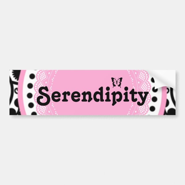 Serendipity bumper sticker (Front)