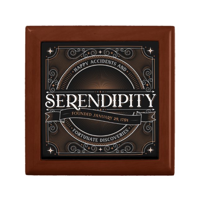 Serendipity Jewelry Gift Keepsake Box (Front)