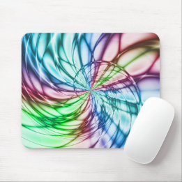 Serendipity | Multicolor Fractal Art Mouse Pad