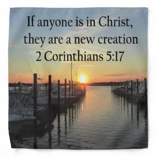 SERENE 2 CORINTHIAN 5:17 SUNSET PHOTO BANDANA