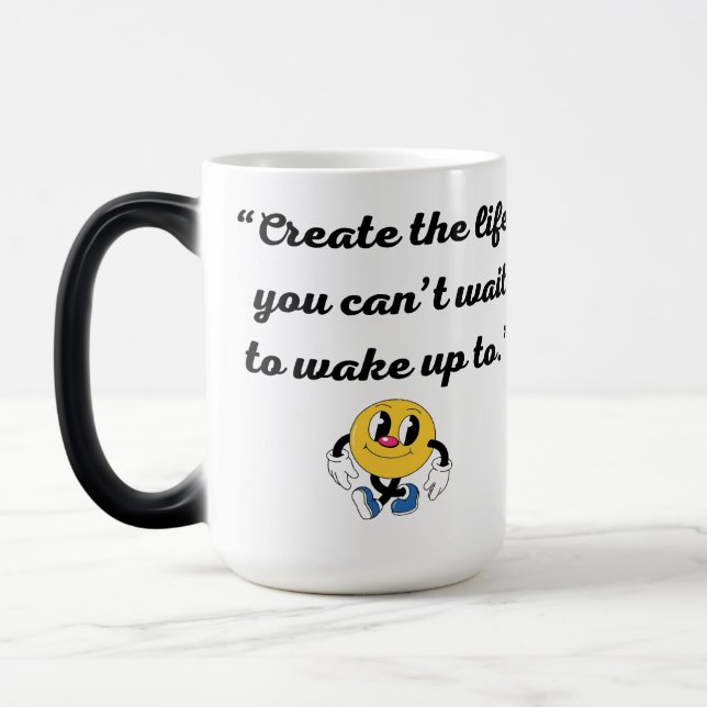 Serene Abstract Coffee Mug (Left)