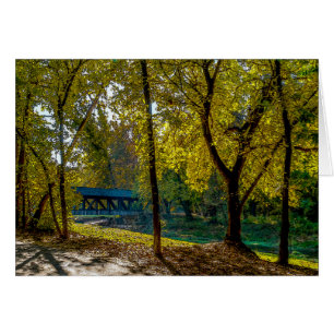 Serene Autumn Walk Painterly Cards