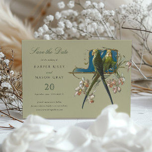 Serene Aviary 'Save the Date' Wedding Invitation