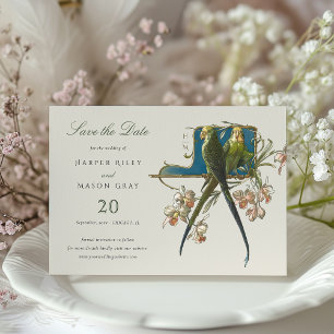 Serene Aviary 'Save the Date' Wedding Invitation
