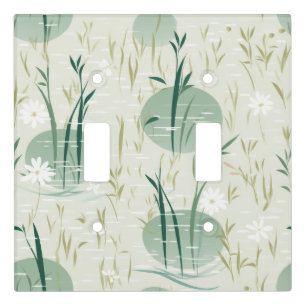 Serene Bamboo Blossom Asian  (10) Light Switch Cover