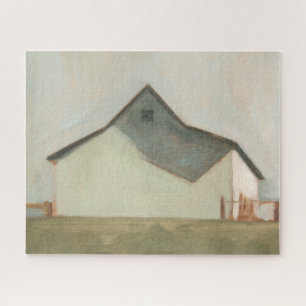 Serene Barn - Off-White Jigsaw Puzzle